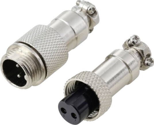 Tru Components Tc 13895556 Rundstiftkontakt Kontakt Endehylse Samlet Poltall 2 Serie Gx12 2 Stk