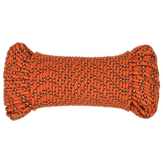  Båttau oransje 4 mm 50 m polypropylen