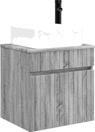 Vegghengt servantkommode Grå Sonoma 49 x 41 x 63 cm Vegghengt servantkommode Grå Sonoma 49 x 41 x 63 cm