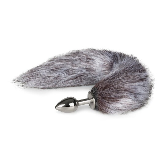 Fox Tail Plug No.5 -Silver Fox Tail Plug No.5 -Silver