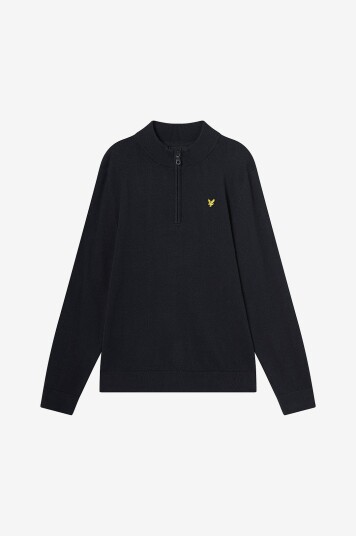 Lyle & Scott Genser 1/4 Zip Jumper Blå