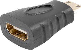 Lanberg High Speed Hdmi Adapter Med Ethernet Hdmi Hunn Til 19 Pin Mini Hdmi Type C Hann Svart 4K Støtte