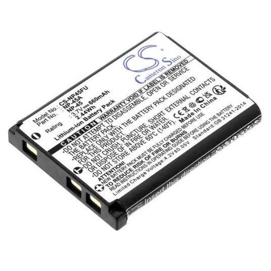 FujiFilm FinePix JX380 batteri (660 mAh 3.7 V)