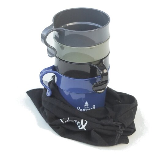 Lemmel Kaffe Kompispåsen 4 Stackable Mugs In Bag