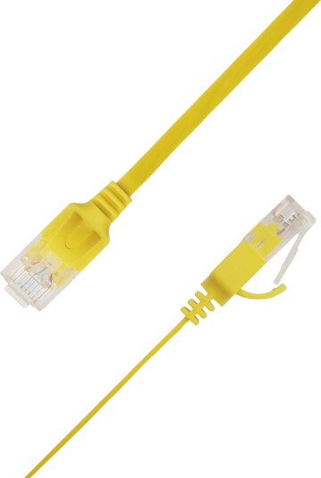 LinkIT Flat U/UTP Cat6a yellow 5m
