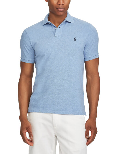 Polo Ralph Lauren The Iconic Mesh Polo Shirt - Blue - XS Polo Ralph Lauren The Iconic Mesh Polo Shirt - Blue - XS