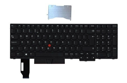 Lenovo Chicony - Brbart tastatur - til utskifting - Amerikansk Engelsk - Svart