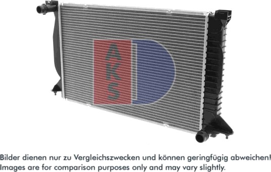 AKS DASIS 480039N Radiator motorkjøling