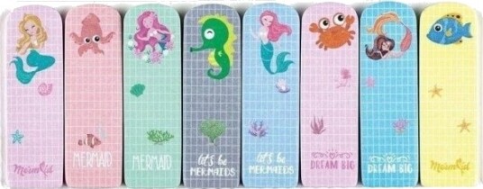 Sentrale Indekseringsfaner 48X15mm Center Mermaid 89507 Mix*8 15Stk