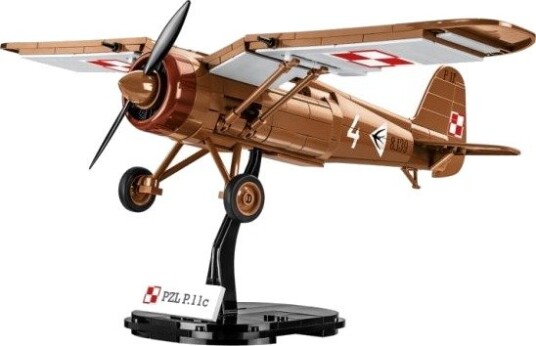 Cobi Pzl P.11C Byggesett 7 År 320 Stykker Cobi Pzl P.11C Byggesett 7 År 320 Stykker