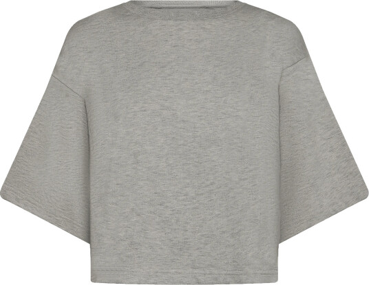 Lollys Laundry Danll Boxy Sweatshirt 3/4 Grey L