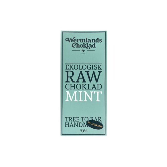 Wermlands Raw sjokolade mint 50 g Wermlands Raw sjokolade mint 50 g