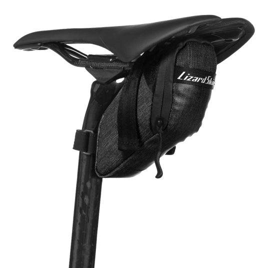 Lizard Skins Lizardskins Cache Saddle Bag Jet Black Size M (New) Lizard Skins Lizardskins Cache Saddle Bag Jet Black Size M (New)