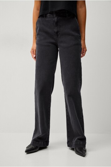 Ivy Copenhagen Jeans Ivy Augusta French Jeans Wash Faded Svart