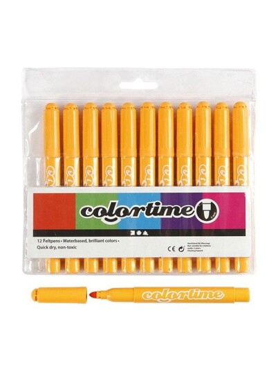 Creativ Company Warm yellow Jumbo pens 12pcs. Creativ Company Warm yellow Jumbo pens 12pcs.