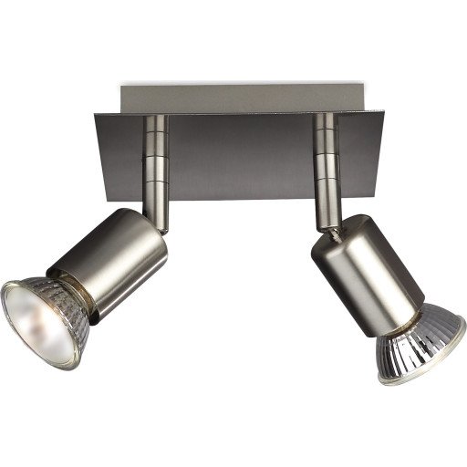 Philips Carrea Plate/Spiral Nickel 2X50w 230V