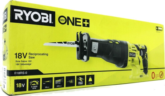 Ryobi Bajonettsag One+ R18RS-0 Uten batteri Ryobi Bajonettsag One+ R18RS-0 Uten batteri