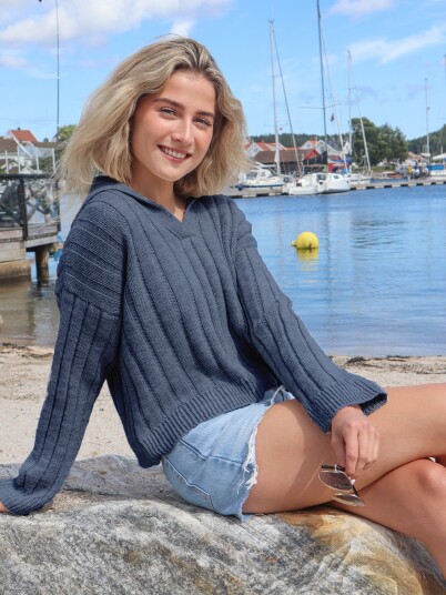 Straa genser denim