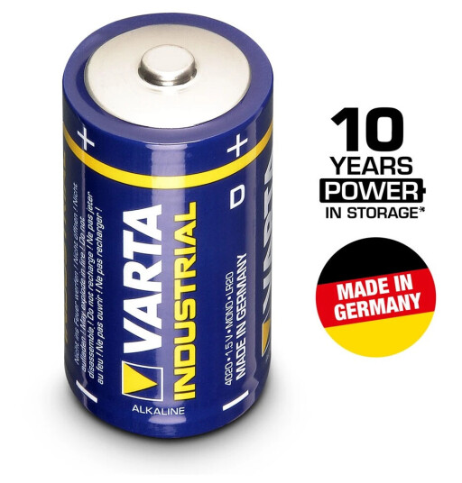 VARTA Batteri 1.5 V Battery Mono D Industrial 4020 VARTA Batteri 1.5 V Battery Mono D Industrial 4020