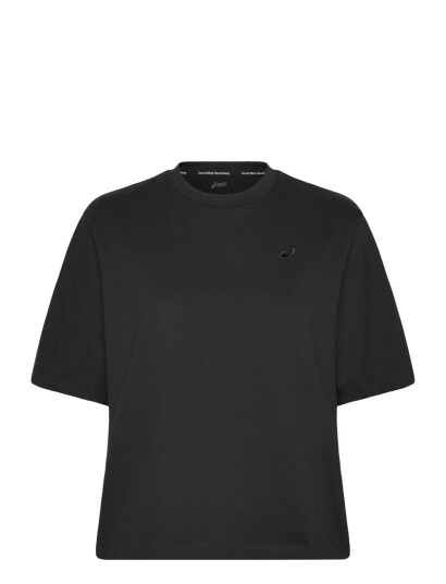 Asics Asics Spiral Embroidery Relaxed Tee Black XS