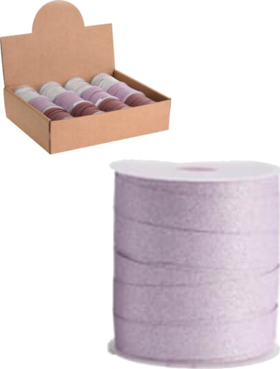 Excellent Houseware Glittergavebånd Rosa