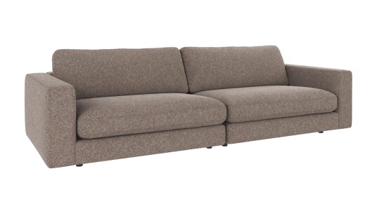Rowico Home Duncan 3 seters sofa Mørk beige Bobby 4 258 x 103 x 78 cm Beige
