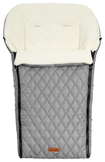 Sensillo Quilted Sovepose til Barnevogn 95x40 cm GrÃ¥