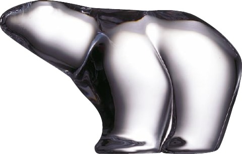 Hadeland Glassverk Dyrefigurer Isbjørn 5 cm