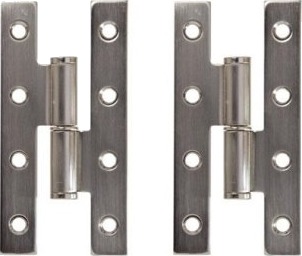 Tunabone Hinge H Style 110X55x2,5 Mm Nikkel 2 Stk. Venstre