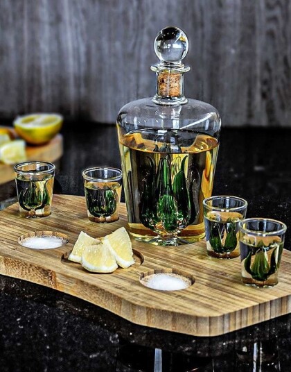 Mikamax Tequila Decanter/Karaffel Sett