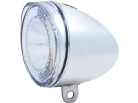 SPANNINGA Swingo XB frontlys 10 lux/50 lumen + batterier krom (SNG-H070017)