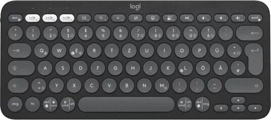 Logitech Pebble Keys 2 K380s Wireless Keyboard Engelsk (Storbritannia) Graphite 920-011843