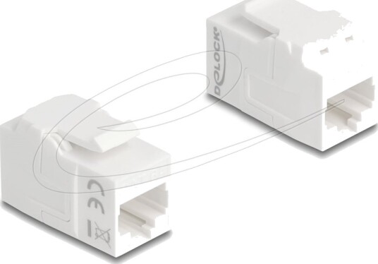 Delock Rj 45 Cat 6A Utp Hvit