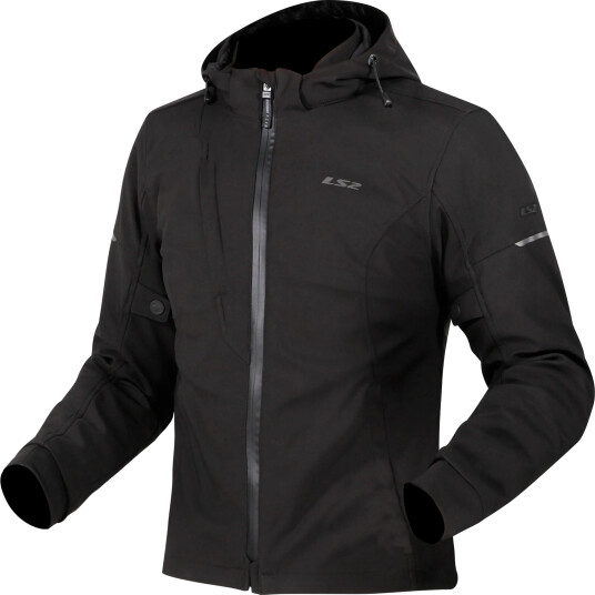 LS2 Bolton Softshell MC-Jakke Svart S LS2 Bolton Softshell MC-Jakke Svart S