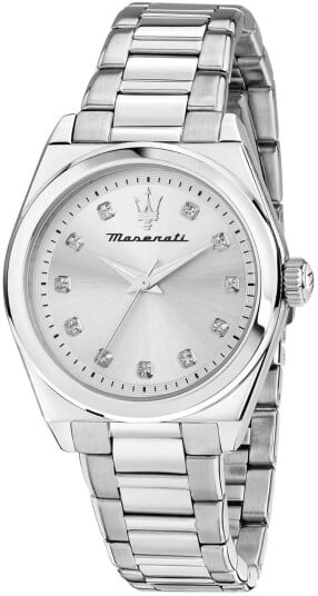 Maserati Dameklokke R8853152503 Velocita Sølvfarget/Stål Ø35 mm