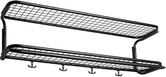 Essem Design Classic 650 Hatthylla Svart/svart 90 Cm Hattehyller Og Skohyller Gunnar Bolin Svart Metall/plast