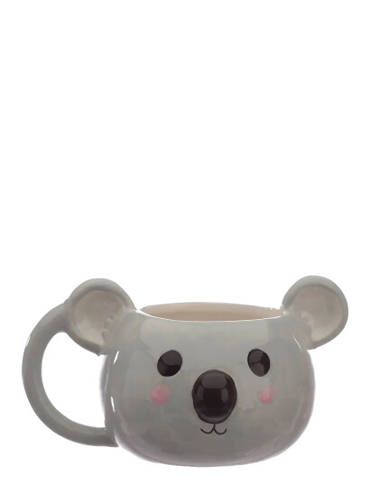 Puckator Huddle Penguin Ceramic Shaped Handle Mug - Grey - ONE SIZE Puckator Huddle Penguin Ceramic Shaped Handle Mug - Grey - ONE SIZE