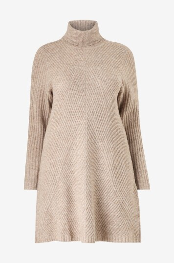 Zizzi Kjole caComfy L/S Abk Dress