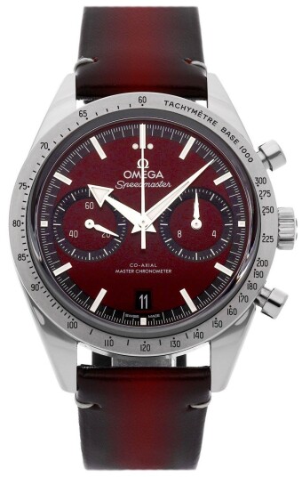 Omega Herreklokke 332.12.41.51.11.001 Speedmaster 57 Rød/Lær Ø40.5