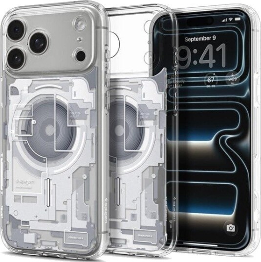 Spigen Ultra Hybrid MagSafe - zero one white - iPhone 18 Pro/17 Pro