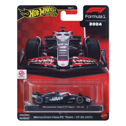 Hot Wheels Premium Formula 1 2024 Moneygram Haas #27 Hulkenberg