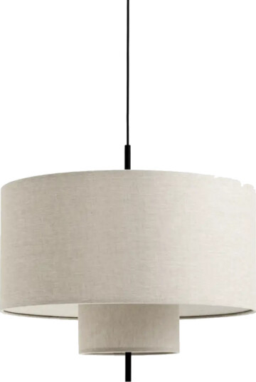 New Works Margin Pendellampe Ø70 Beige Canvas New Works Margin Pendellampe Ø70 Beige Canvas