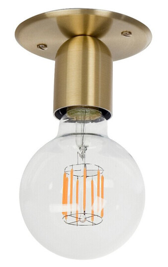 Belid Takplafond Regal 1L D105 mm, Messing