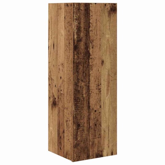 TV benksett 4 pcs Gammelt tre 30.5 x 30 x 90 cm Konstruert tre TV benksett 4 pcs Gammelt tre 30.5 x 30 x 90 cm Konstruert tre