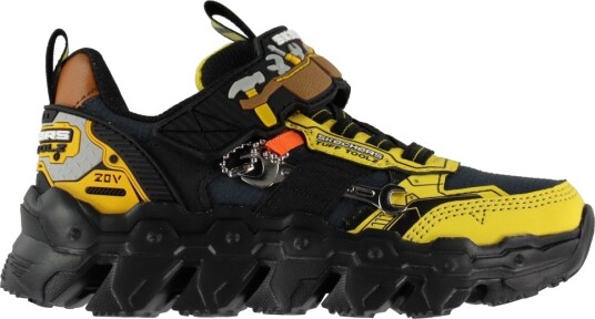 Skechers Sko MEGA Flex Lite Tuff Toolz Yellow/Black Skechers 28 Sko Gul Svart