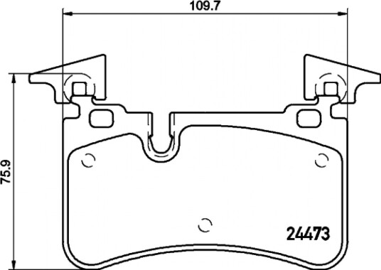 Bremseklosser HELLA 8DB 355 014-811
