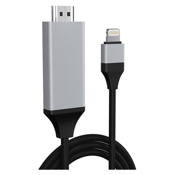 Full HD Lightning til HDMI AV Adapter iPhone iPad iPod Svart Full HD Lightning til HDMI AV Adapter iPhone iPad iPod Svart