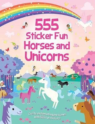 555 Sticker Fun Horses And Unicorns Av Oakley Graham