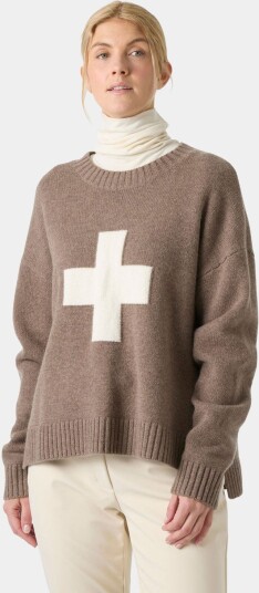 Helly Hansen Bliss Ski Knit Sweater Dame Brun M