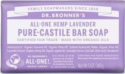 Dr Bronner lavendel såpe 140 g